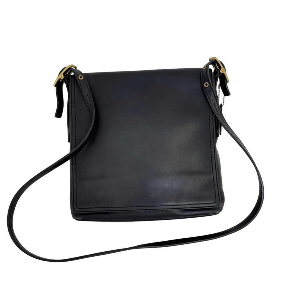 Coach Vintage Monterrey Flap Bag Shoulder Crossbody Glove Tanned Leather 9829